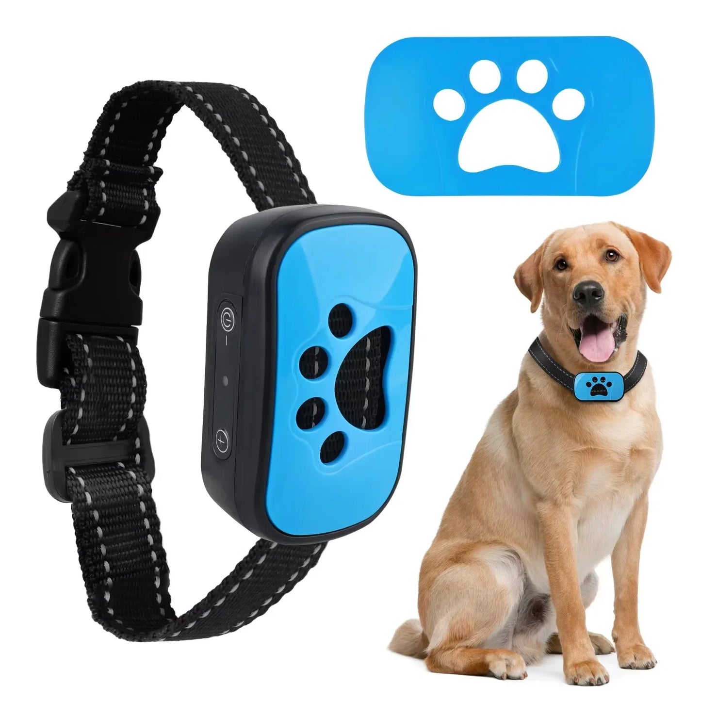 Anti-Bark Adjustable Training Collar | Sound & Vibration, USB Rechargeable, Waterproof