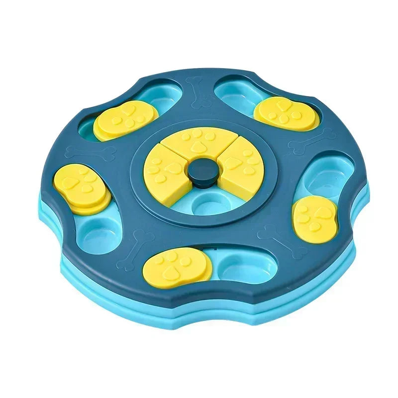 Interactive Puzzle Feeder Toy | Treat-Hiding Slow Feeder, Non-Slip Base, Dogs & Cats