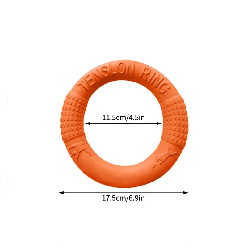 Rubber Training Ring | Tug, Fetch & Chew, Lightweight EVA,