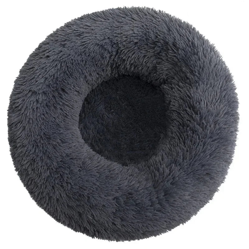 Calming Nesting Bed | Deep-Dish Plush, Orthopedic Bolstered Rim, Non-Slip Base