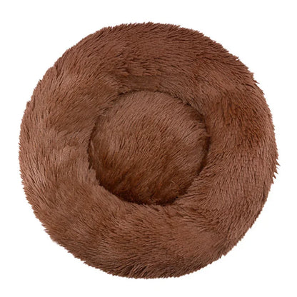 Calming Nesting Bed | Deep-Dish Plush, Orthopedic Bolstered Rim, Non-Slip Base
