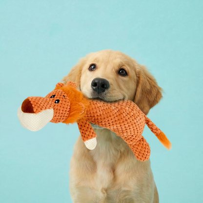 Bite-Resistant Squeaky Plush | Multi-Layer Fabric, Built-In High-Frequency Squeaker