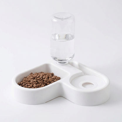 2-in-1 Auto-Refill Feeding & Water Station | Gravity-Fed, Zero Electricity