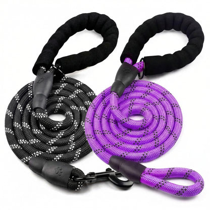 Mountain-Grade Reflective Safety Leash | Climbing-Grade Nylon, Built for Large Breeds