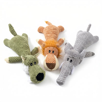 Bite-Resistant Squeaky Plush | Multi-Layer Fabric, Built-In High-Frequency Squeaker