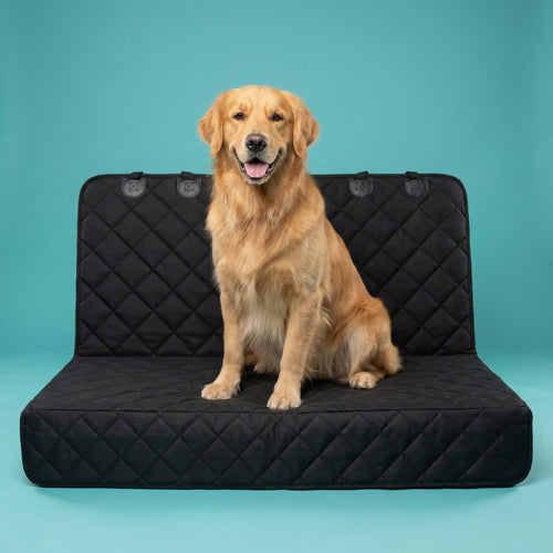 Quilted Car Seat Mattress for Dogs | Multi-Layered, Waterproof, Full Back Seat Coverage