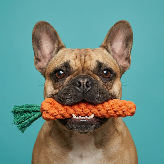 Hand-Woven Cotton Dental Chew | Natural Plaque Removal, Gum Massage, Fresh Breath