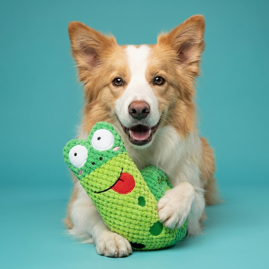 Snail Snuffle Toy | Treat-Hiding Plush, Built-In Squeaker