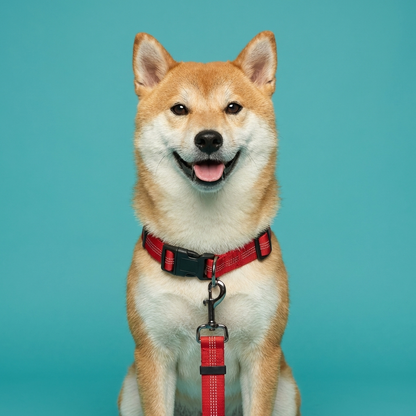Dog Car Seat Belt | Reflective Nylon, Elastic Shock Absorber