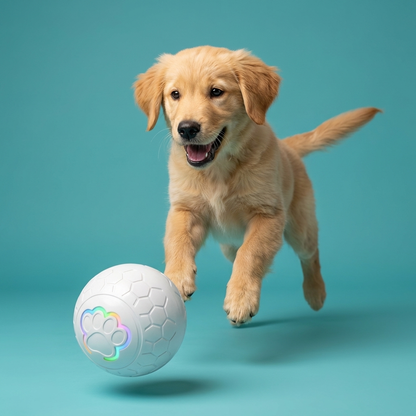Smart Bouncing Ball | Two Play Modes, RGB Lights, IP65 Waterproof, USB-C Rechargeable