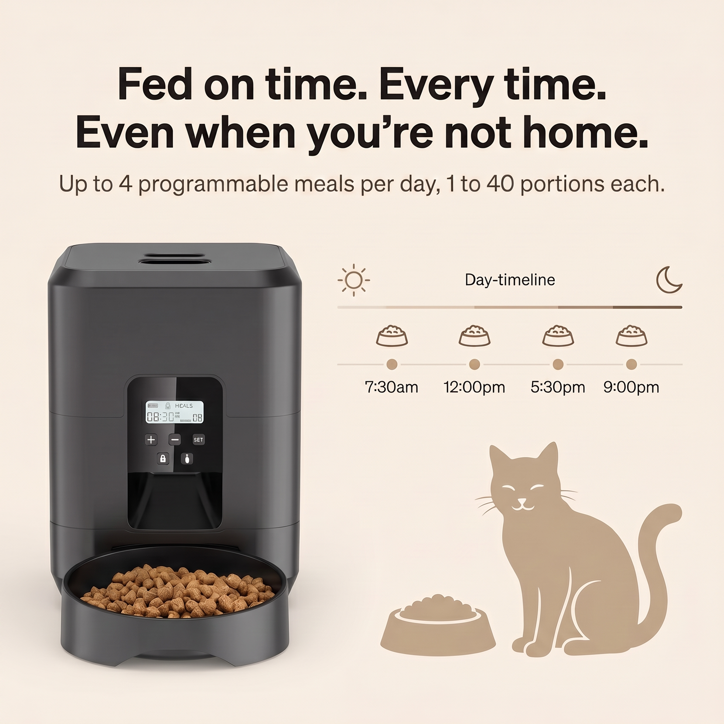 Pawvera Automatic Pet Feeder