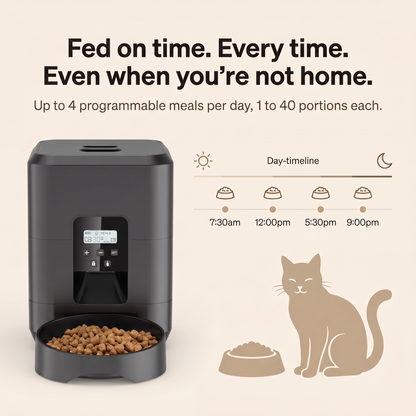Pawvera Automatic Pet Feeder